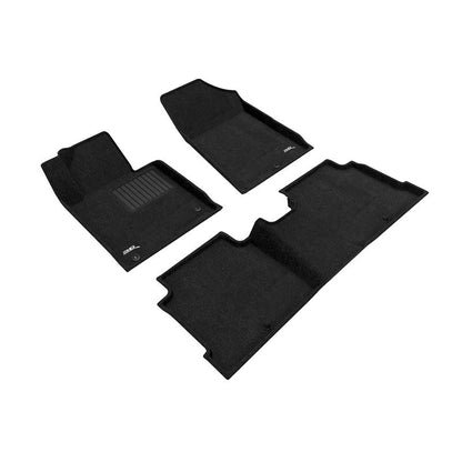 3D MAXpider ELEGANT 1st 2nd Row - Floor Mat Set (Black) | 15-19 Hyundai Sonata / (L1HY05104709)