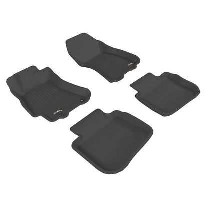 3D MAXpider KAGU 1st & 2nd Row Floormats - Black | 2010-2014 Subaru Legacy (L1SB00401509)