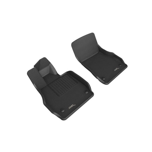 3D MAXpider KAGU Floor Mats - Black R1 | 20-22 Chevrolet Corvette C8 20-22 (L1CH09611509)