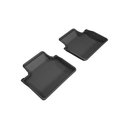 3D MAXpider KAGU 2nd Row Floormats - Black | 2017-2019 Porsche Panamera (L1PO01721509)