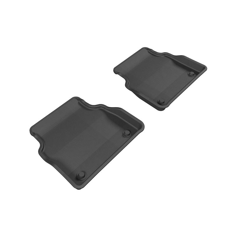 3D MAXpider KAGU 2nd Row Floormats - Black | 2011-2017 Audi A8 (L1AD03121509)