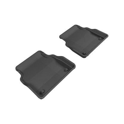 3D MAXpider KAGU 2nd Row Floormats - Black | 2011-2017 Audi A8 (L1AD03121509)