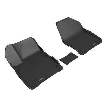 3D MAXpider KAGU Black Floor Mat - Row 1 (3pc) | 2023 Kia EV6 (L1KA07111509)