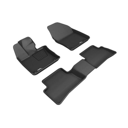 3D MAXpider KAGU 1st & 2nd Row Floormat - Black | 2019-2020 Lexus UX (L1LX06601509)