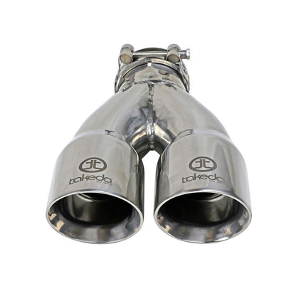 afe MACH Force-Xp 304 Stainless Steel Clamp-on Exhaust Tip Polished (49T25364-P10)