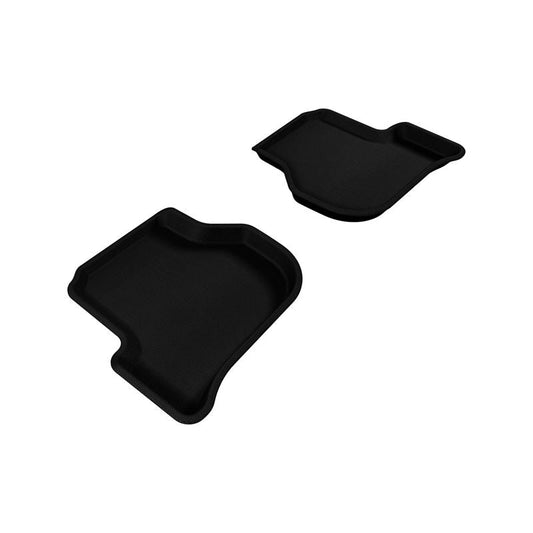 3D MAXpider KAGU 2nd Row Floormats - Black | 2005-2010 Volkswagen Jetta/Golf (L1VW00821509)