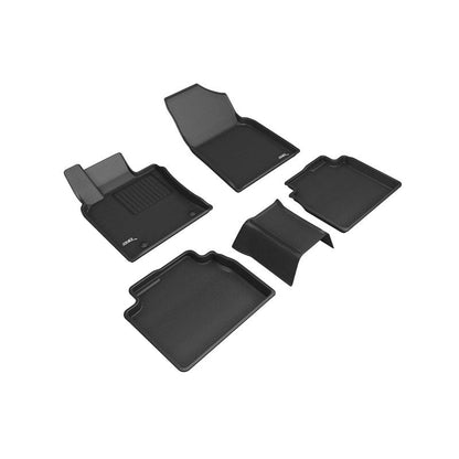 3D MAXpider KAGU 1st & 2nd Row Floormats - Black | 2019-2020 Toyota Avalon Hybrid (L1TY25701509)