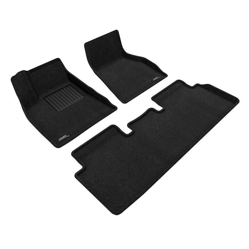 3D MAXpider ELEGANT Floor Mat- Black | 20-21 Tesla Model S (L1TL02004709)
