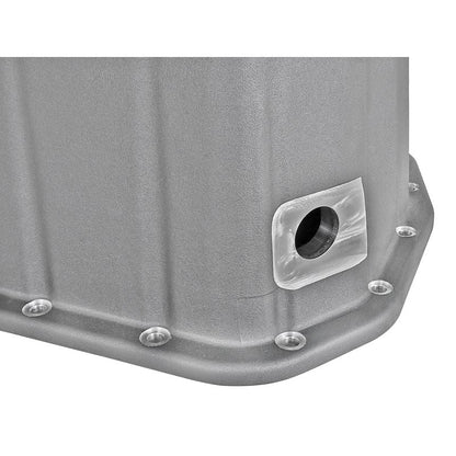 aFe Street Series Engine Oil Pan Raw w/ Machined Fins (46-70330)