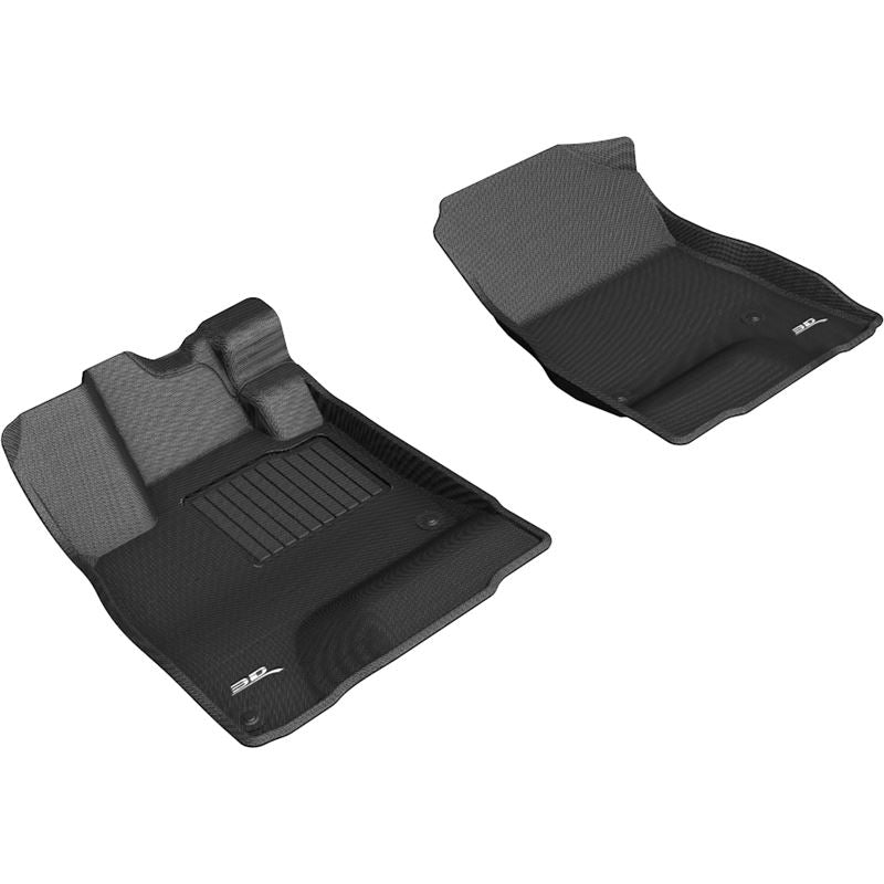 3D MAXpider KAGU 1st Row Floormat - Black | 2018-2019 Honda Clarity Plug-in Hybrid (L1HD10011509)