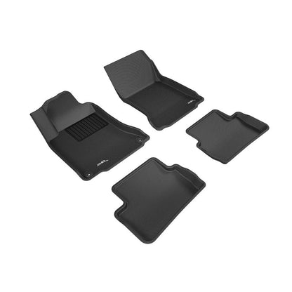 3D MAXpider KAGU 1st & 2nd Row Floormats - Black | 20152019 Mercedes-Benz CLA-Class/GLA-Class (L1MB04801509)