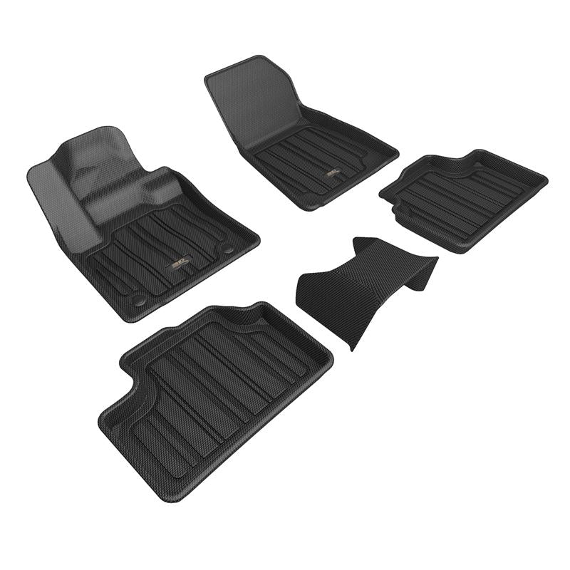 3D MAXpider ELITECT Floor Mat- Black R1 R2 R3 | 2023+ Volvo C40 Recharge (E1VV04501809)