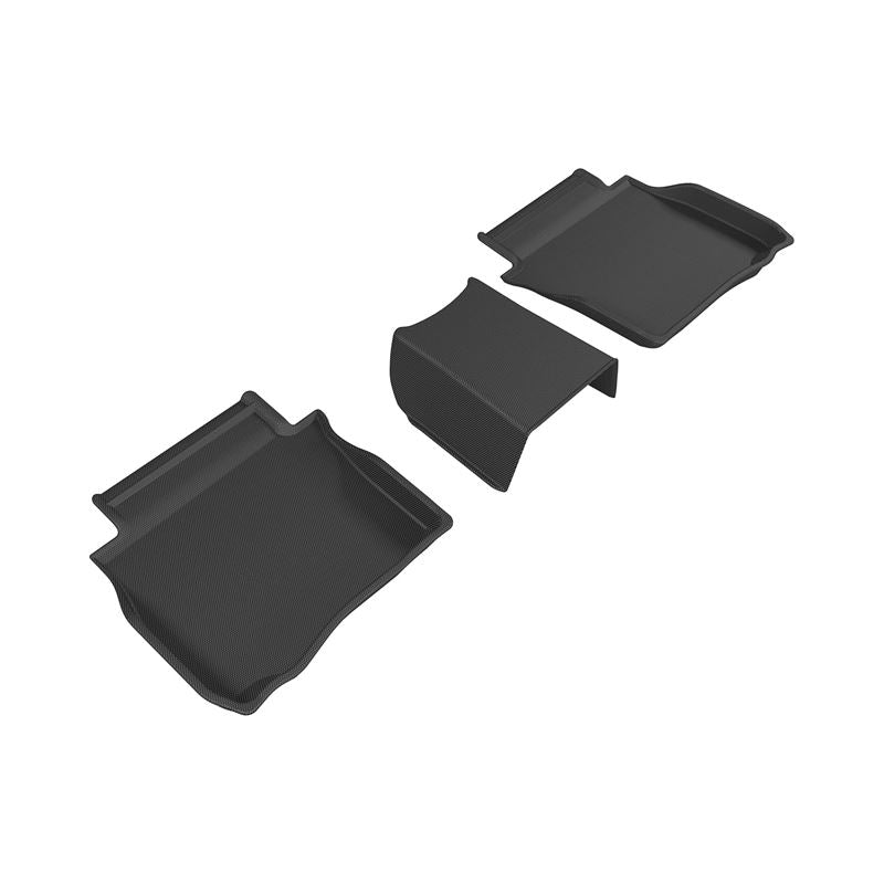 3D MAXpider KAGU 2nd Row Floormats - Black | 2017-2019 Buick Lacrosse (L1BC03321509)