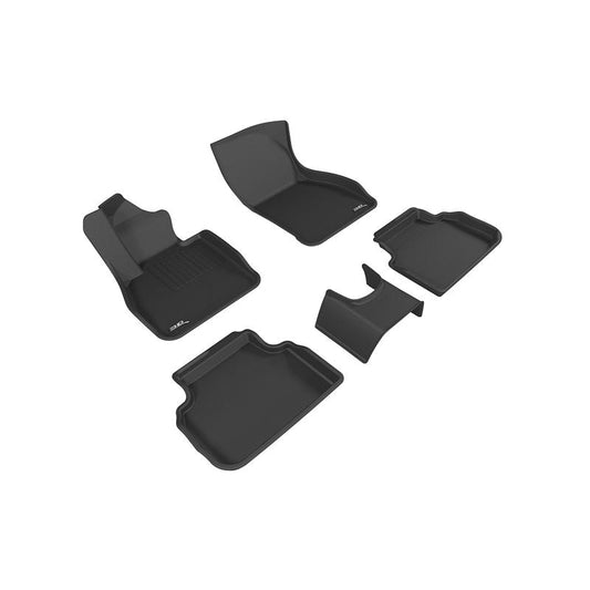 3D MAXpider KAGU 1st & 2nd Row Floormats - Black | 2016-2019 Mini Clubman (L1MN01301509)