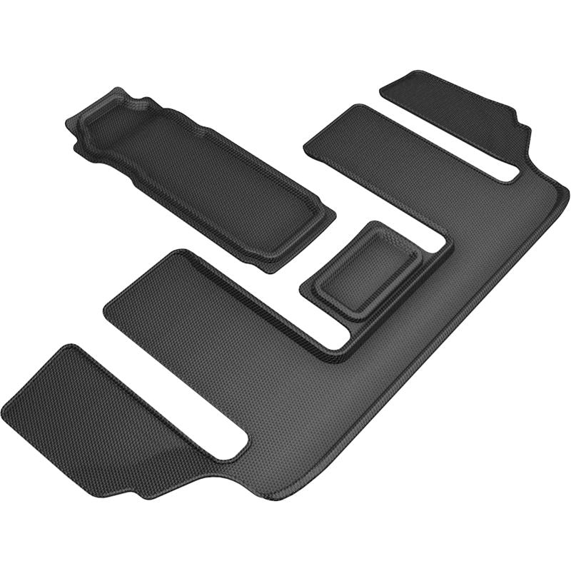 3D MAXpider KAGU 3rd Row Floormats - Black | 20-21 Mazda CX-9 6-Seat without 2nd Row Console (L1MZ07631509)