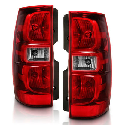 ANZO Tail Light Assembly Red/Clear Lens OE Replacement | Chevy Tahoe (07-14) (311304)