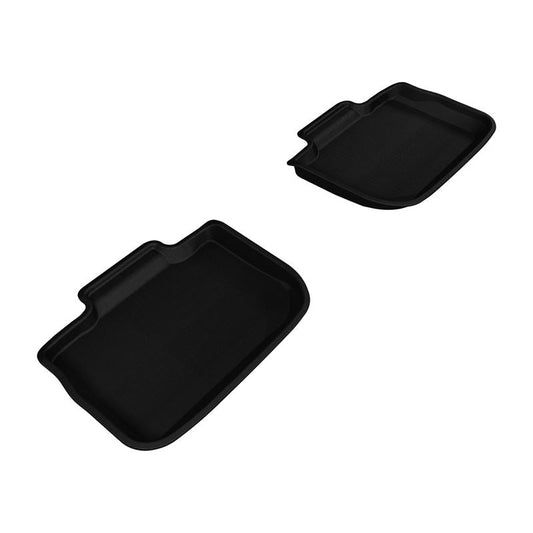3D MAXpider KAGU 2nd Row Floormats - Black | 2011-2020 Dodge/Chrysler Charger/300/300C (L1DG01421509)
