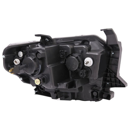 ANZO USA Projector Headlight Set w/Plank Style Switchback Chrome w/Amber Pair (111415)