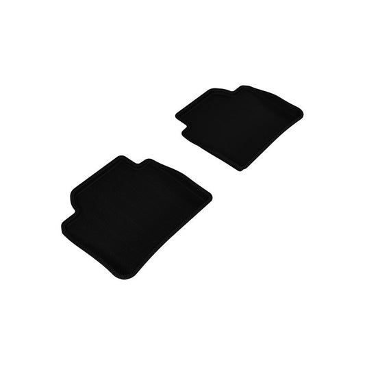 3D MAXpider KAGU 2nd Row Floormats - Black | 2012-2020 BMW 3 Series/4 Series Gran Coupe F30/F36 (L1BM03721509)