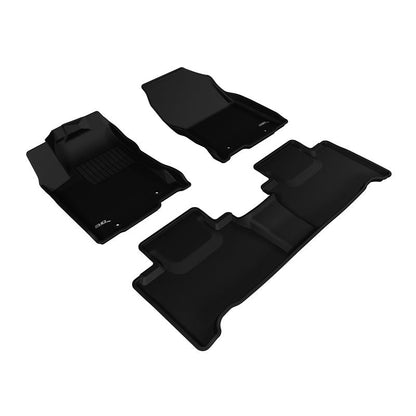 3D MAXpider KAGU 1st & 2nd Row Floormats - Black | 2015-2020 Lexus NX/NX Hybrid (L1LX05101509)