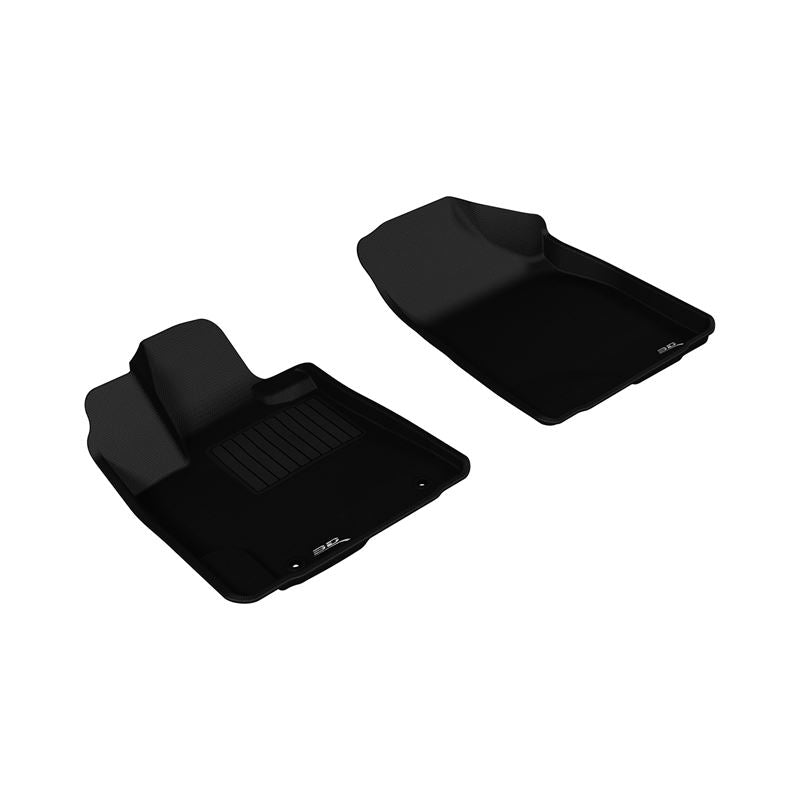 3D MAXpider KAGU 1st Row Floormat - Black | 2008-2013 Toyota Highlander Hybrid (L1TY15711509)