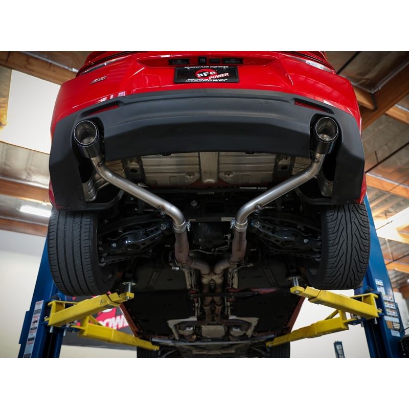 aFe Power aFe Power 2-1/2 IN 409 Stainless Steel Axle-Back Exhaust System for 2016-2022 Chevrolet Camaro(49-44118-B)