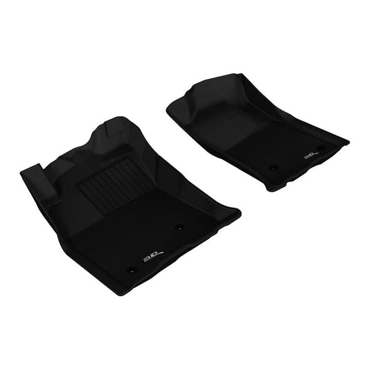3D MAXpider KAGU 1st Row Floormat - Black | 2005-2011 Toyota Tacoma Reg/ACS/DBL Cab (L1TY05711509)