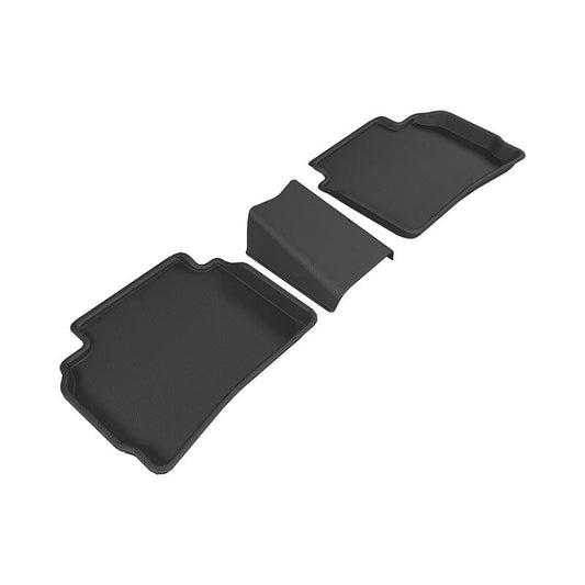 3D MAXpider KAGU 2nd Row Floormats - Black | 2016-2020 Chevrolet Malibu (L1CH07721509)