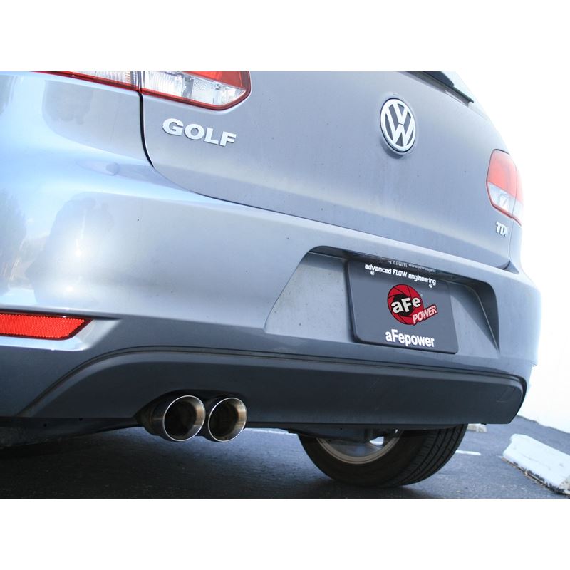 aFe Large Bore-HD 2-1/2in 409 Stainless Steel Cat-Back Exhaust System (49-46402)