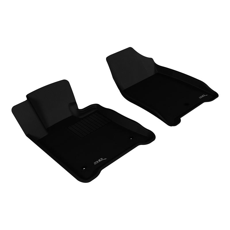 3D MAXpider KAGU 1st Row Floormat - Black | 2009-2014 Acura TL FWD (L1AC00311509)