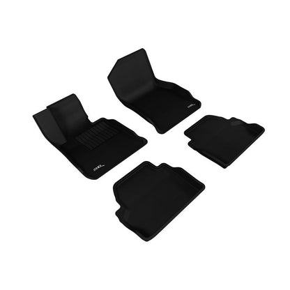 3D MAXpider KAGU 1st & 2nd Row Floormats - Black | 2014-2020 BMW 4 Series F32 (L1BM05601509)
