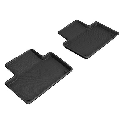 3D MAXpider KAGU 2nd Row Floormats - Black | 2015-2021 Volvo XC90 T8 Twin Engine (L1VV02921509)