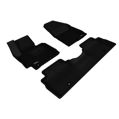 3D MAXpider KAGU 1st & 2nd Row Floormats - Black | 2014-2019 Kia Soul (L1KA02001509)