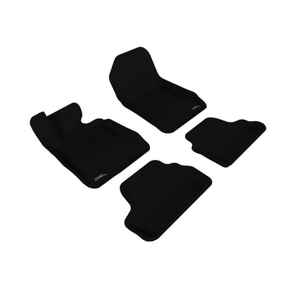3D MAXpider KAGU 1st & 2nd Row Floormats - Black | 2007-2013 BMW 3 Series E93 (L1BM02401509)