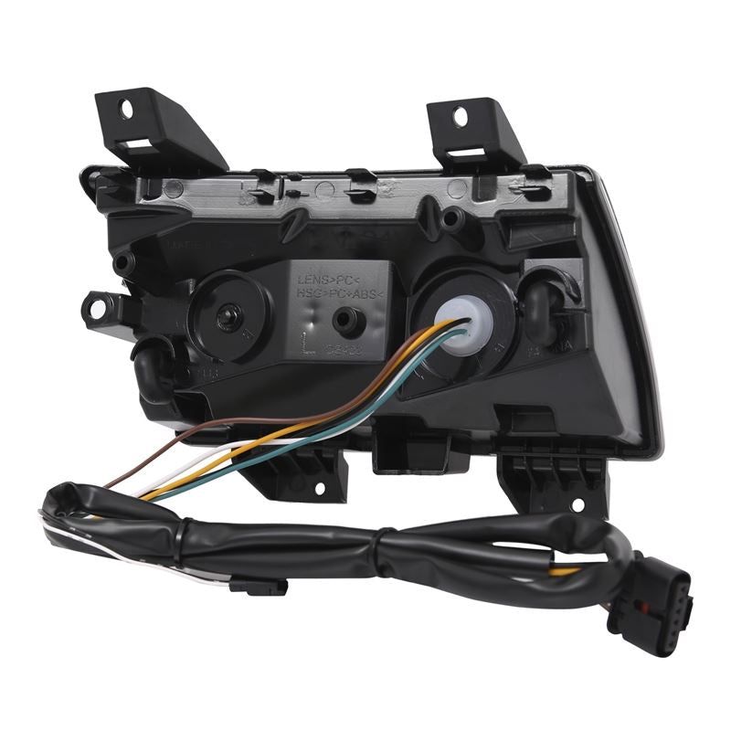 ANZO Side Marker Light Assembly LED Chrome Clear w/ Sequential Signal | Jeep Wrangler JL (18-19) (511082)