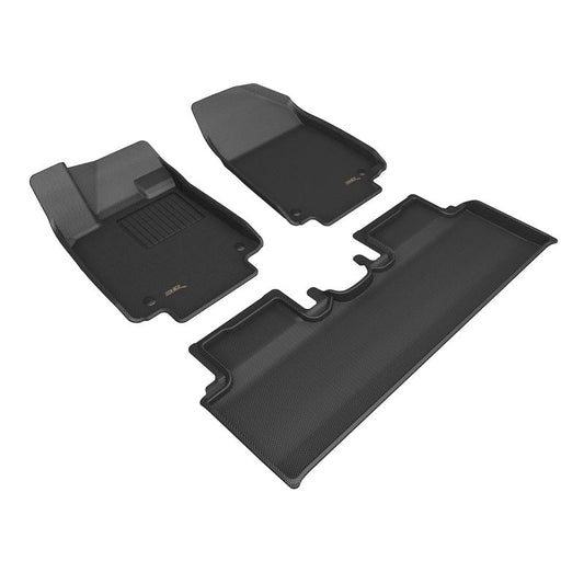3D MAXpider KAGU 1st & 2nd Row Floormat - Black | 2023+ Hyundai Ioniq (L1HY13401509)