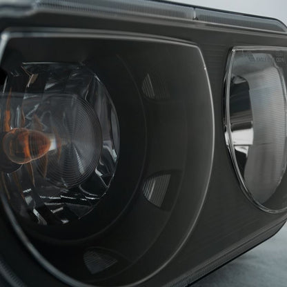 ANZO Crystal Headlights Black | Dodge Challenger (08-14) (121526)