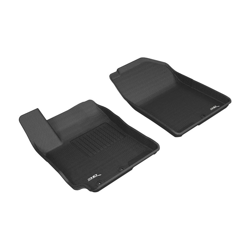 3D MAXpider KAGU 1st Row Floormat - Black | 2018-2020 Hyundai Accent Sedan (L1HY08611509)