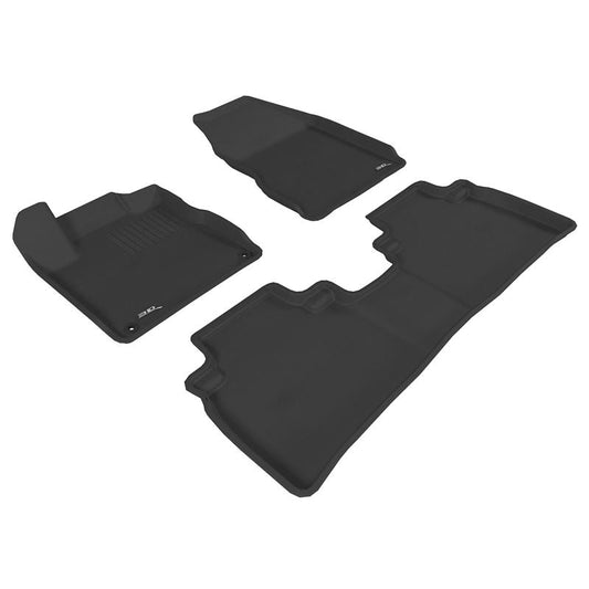 3D MAXpider KAGU 1st & 2nd Row Floormats - Black | 2009-2014 Nissan Murano (L1NS01801509)