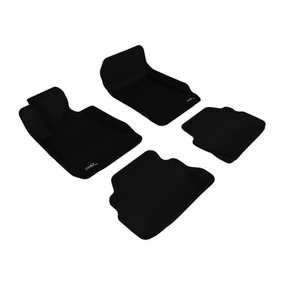3D MAXpider KAGU 1st & 2nd Row Floormats - Black | 2007-2013 BMW 3 Series E92 (L1BM02501509)