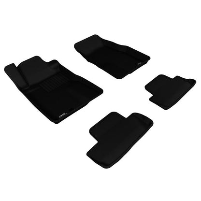 3D MAXpider KAGU 1st & 2nd Row Floormats - Black | 2005-2009 Ford Mustang (L1FR06501509)
