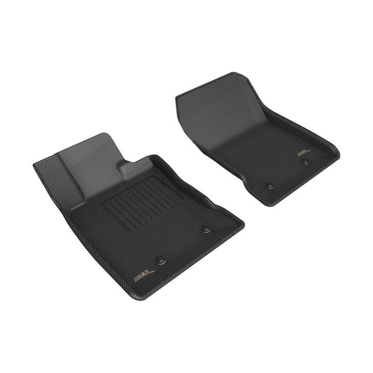 3D MAXpider KAGU Black Floor Mat - Row 1 | 2023 Toyota GR86 / Subaru BRZ (L1TY28311509)