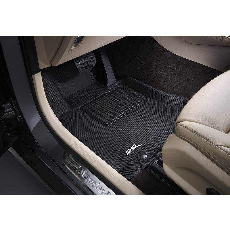 3D MAXpider KAGU 1st Row Floormat - Black | 2016-2019 Nissan Titan Crew Cab (L1NS08411509)