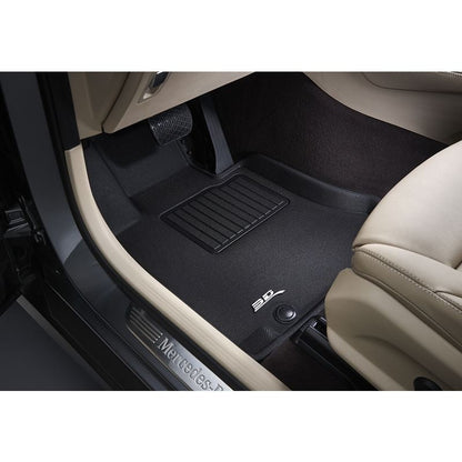 3D MAXpider KAGU 1st Row Floormat - Black | 2016-2019 Nissan Titan Crew Cab (L1NS08411509)