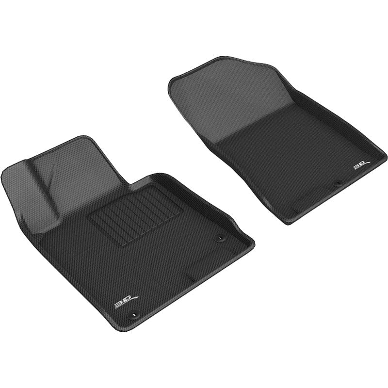 3D MAXpider KAGU 1st Row Floormat - Black | 20-21 Hyundai Sonata / 2021 Kia K5 (L1HY10311509)