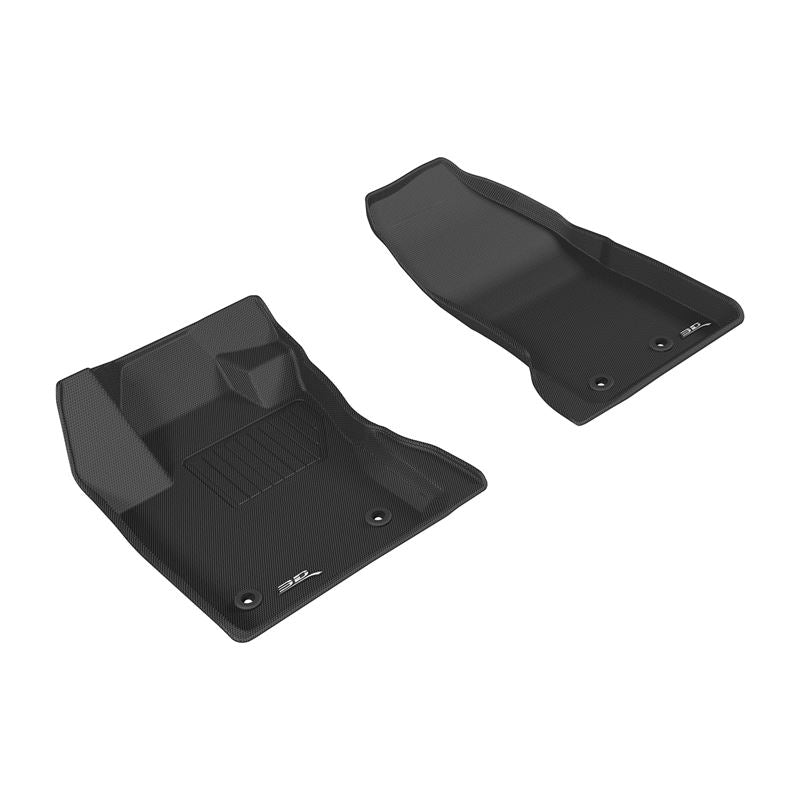 3D MAXpider KAGU 1st Row Floormat - Black | 2015-2020 Jeep Renegade (L1JP01311509)