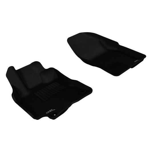 3D MAXpider KAGU 1st Row Floormat - Black | 2009-2013 Pontiac/Toyota Vibe/Corolla (L1PA00111509)