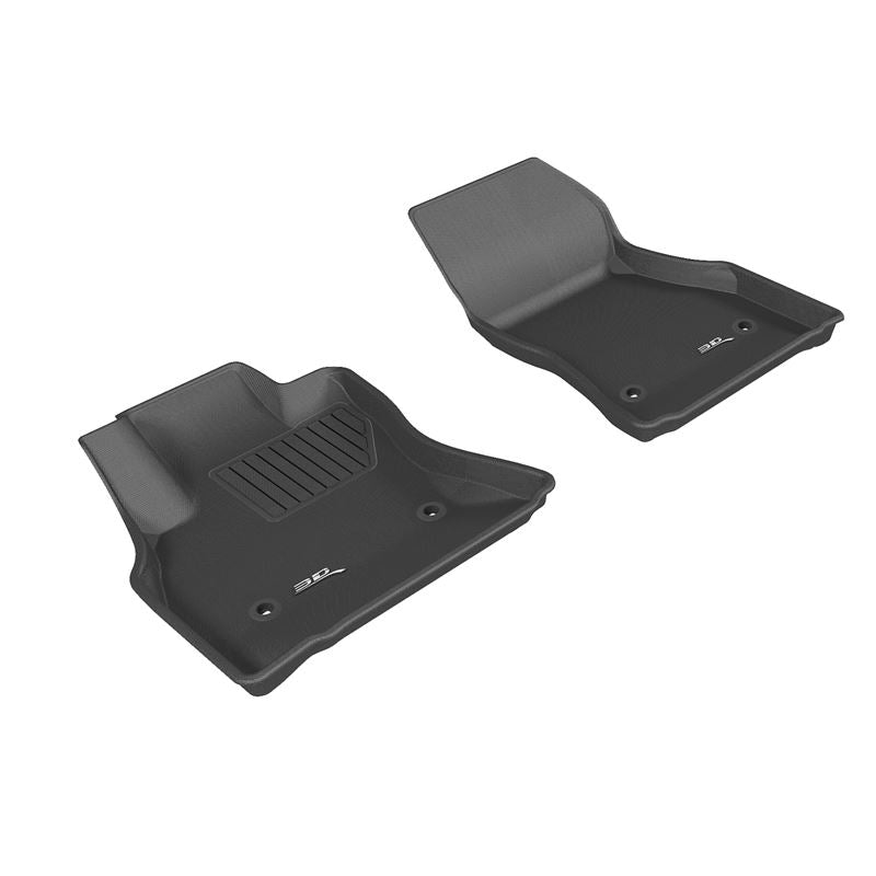 3D MAXpider KAGU 1st Row Floormat - Black | 2014-2019 Fiat 500L (L1FA00411509)