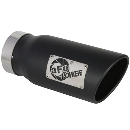 aFe Gemini XV 3 IN 304 Stainless Steel Cat-Back Exhaust System w/ Cut-Out Black for 2019-2021 Ram 1500(49-32081-B)