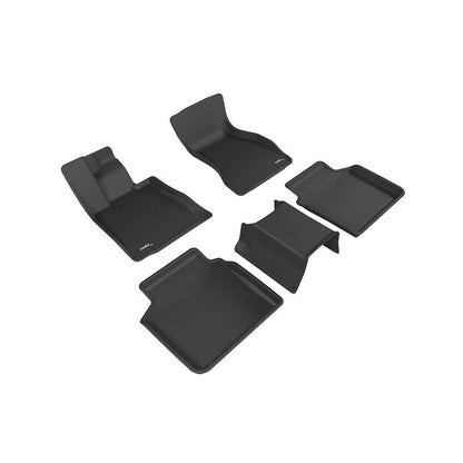 3D MAXpider KAGU 1st & 2nd Row Floormats - Black | 2016-2020 BMW 7 Series (L1BM07601509)